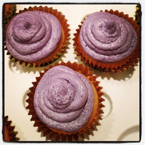 lavender cupcakes